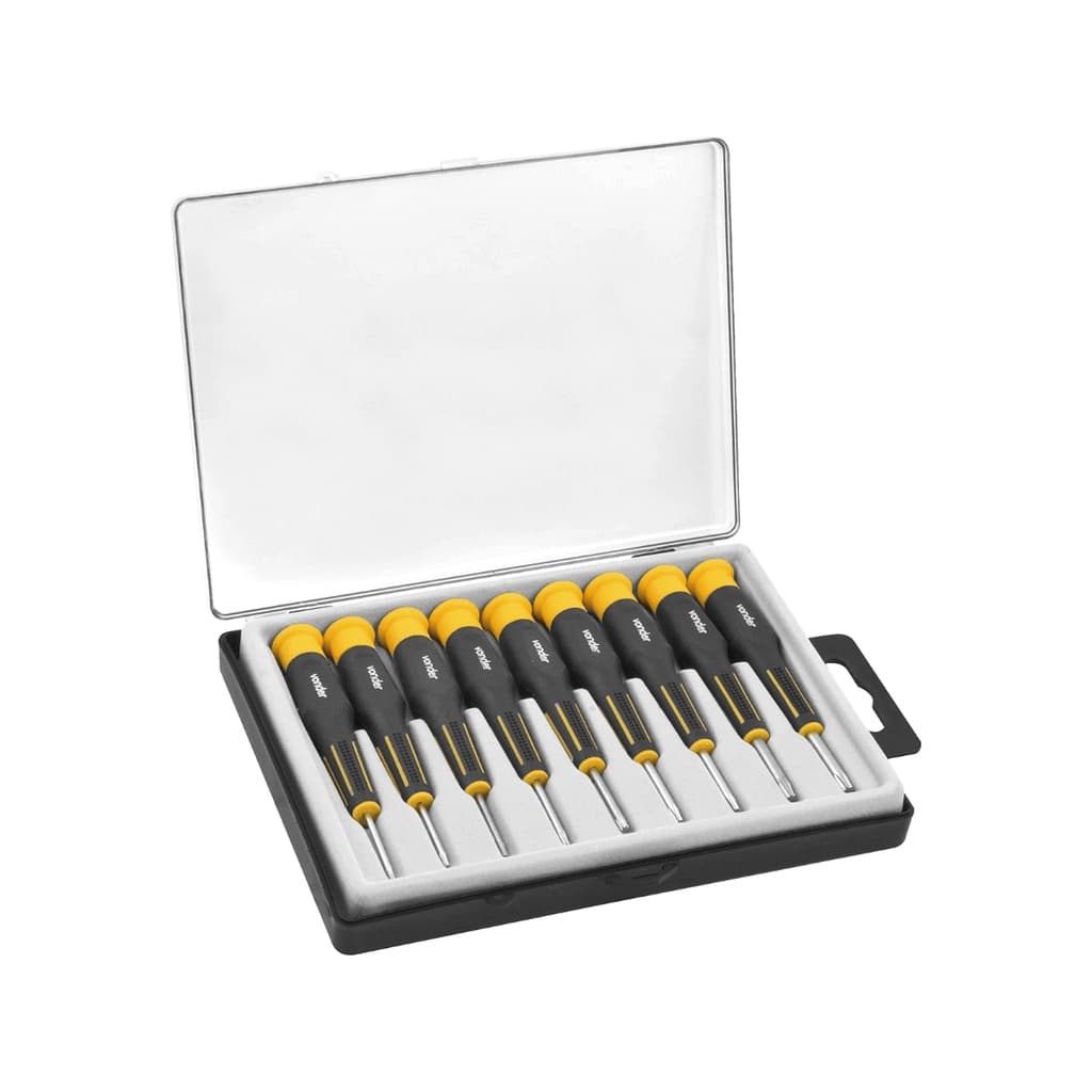 Jogo de Chaves Torx de Precisão T4-T20 C/9 Pçs - Vonder