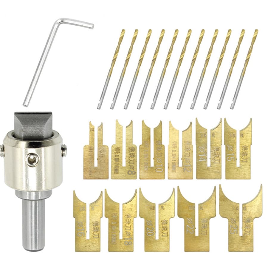 10/16/25PCS Fresa De Contas De Madeira Ferramenta Para Trabalhar