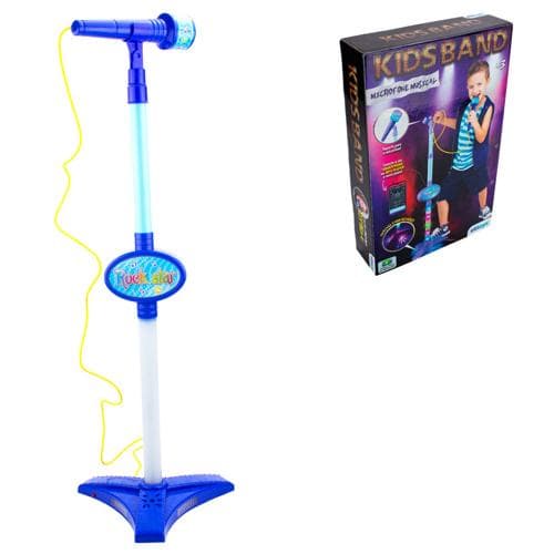 Microfone Infantil C/ Pedestal Conecta No Celular Cabo
