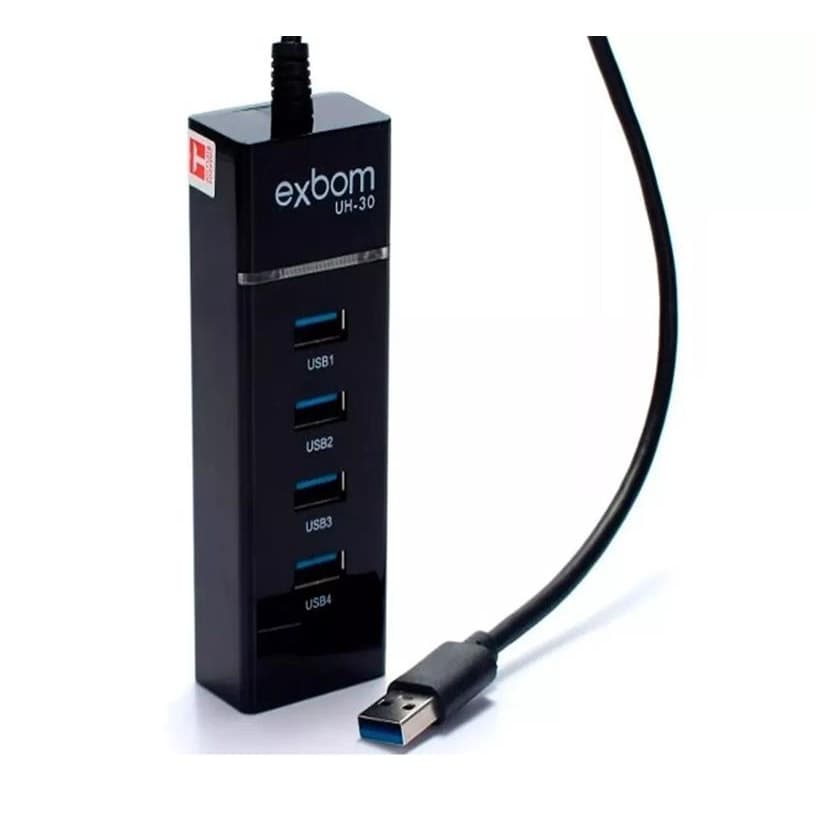 Hub Usb 3.0 com 7 Portas 5 USB 2 Leitor de Cartões SD e Micro SD Multi Portas