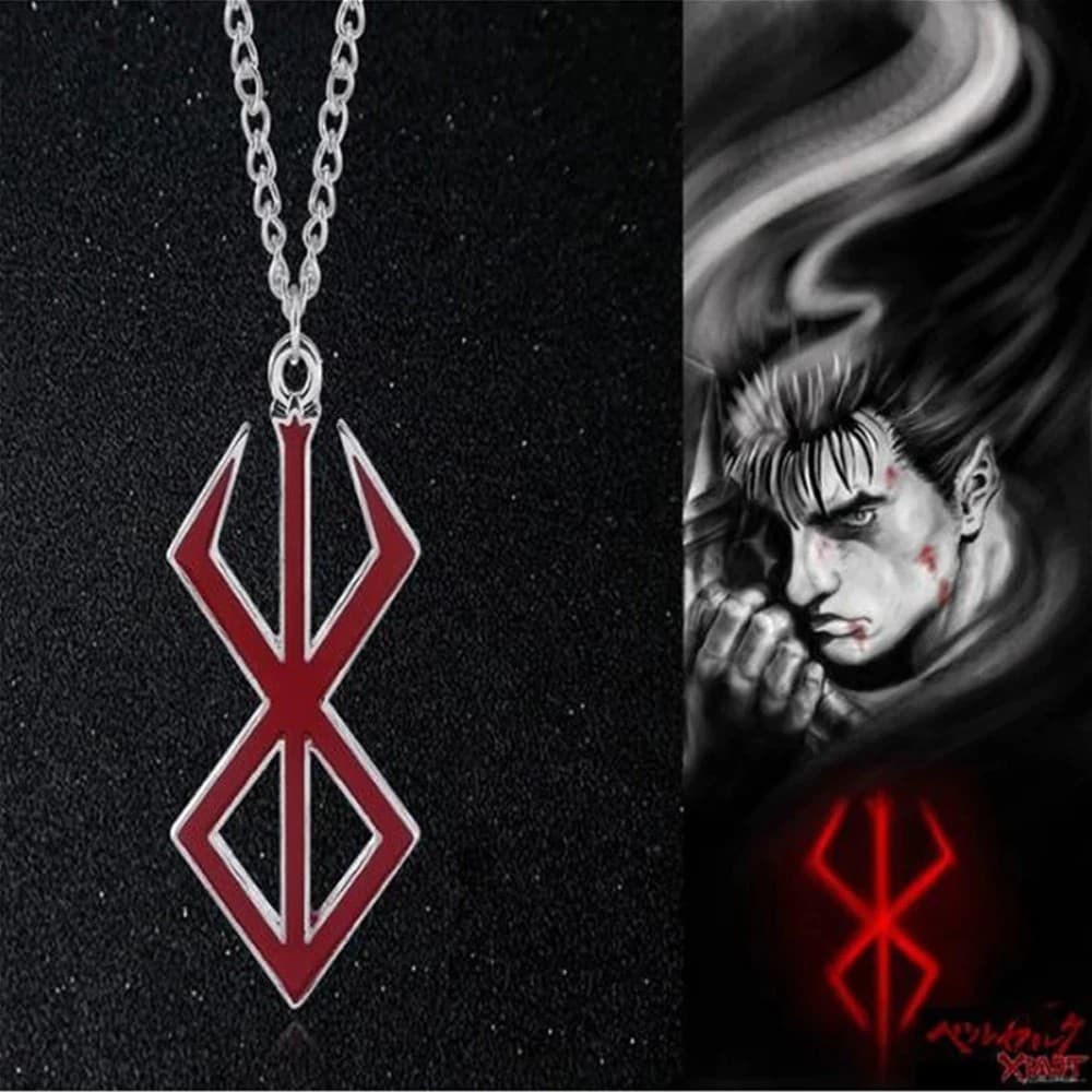 Colar Berserk Símbolo do Guerreiro da mitologia viking