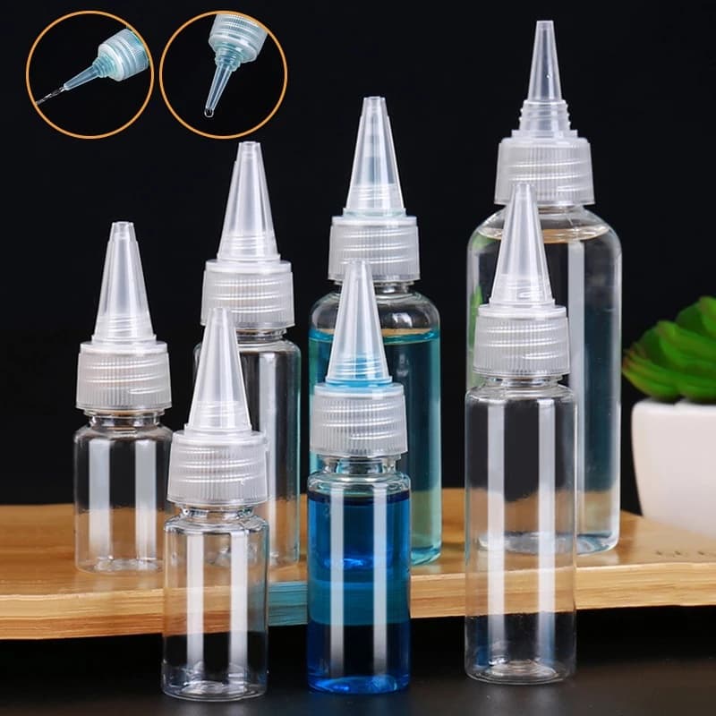 [Destaque] 5-120ML Frascos Com Conta-Gotas De Aperto Transparente Boca Pontiaguda Viagem Frasco Dispensador Portátil De Óleo De Vinagre De Cozinha Xa