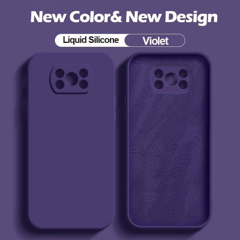 Luxo Estojo Original De Silicone Líquido Para Telefone Xiaomi Poco x3 X 3 Pro NFC X3Pro Pocox3 Macio Capa Traseira