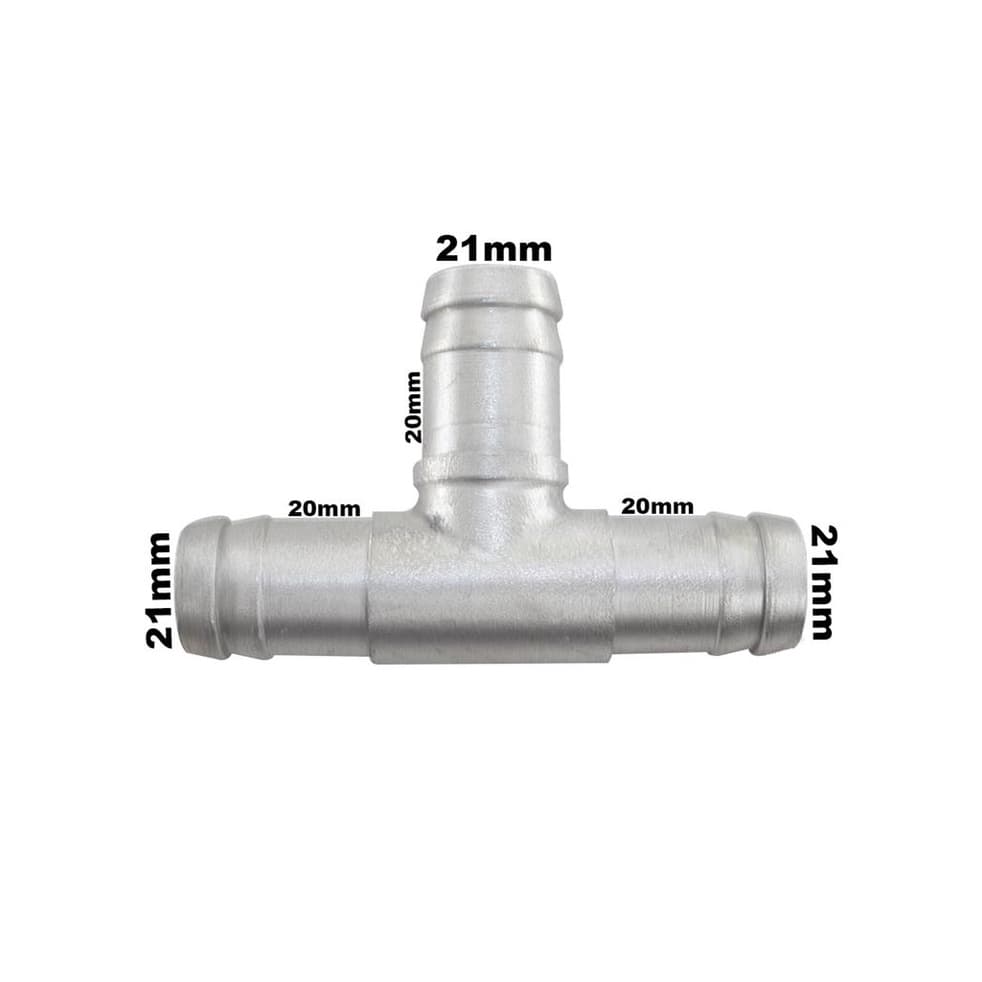Conexao T Aluminio Mangueira Adaptacao 3/4 19mm Universal