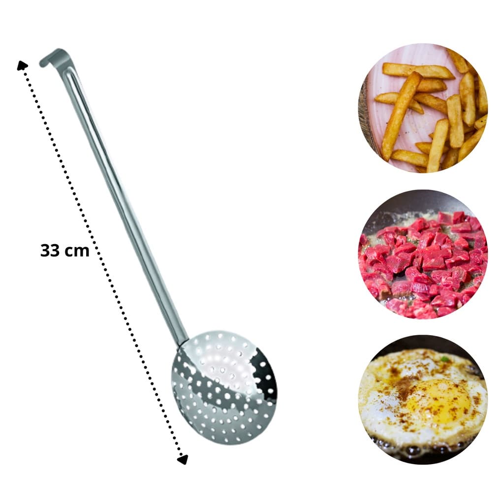 Escumadeira Inox Utensílio de Cozinha