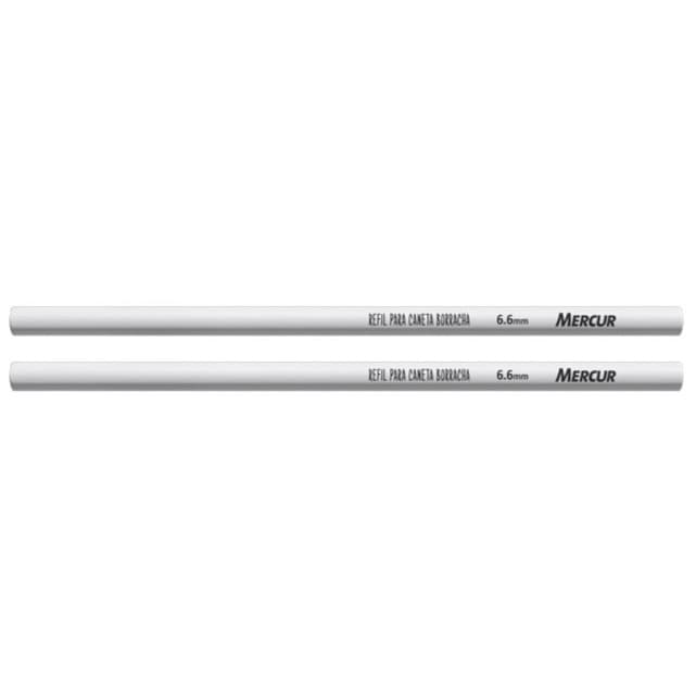 Refil Para Caneta Borracha Mercur - Kit 2 Unidades
