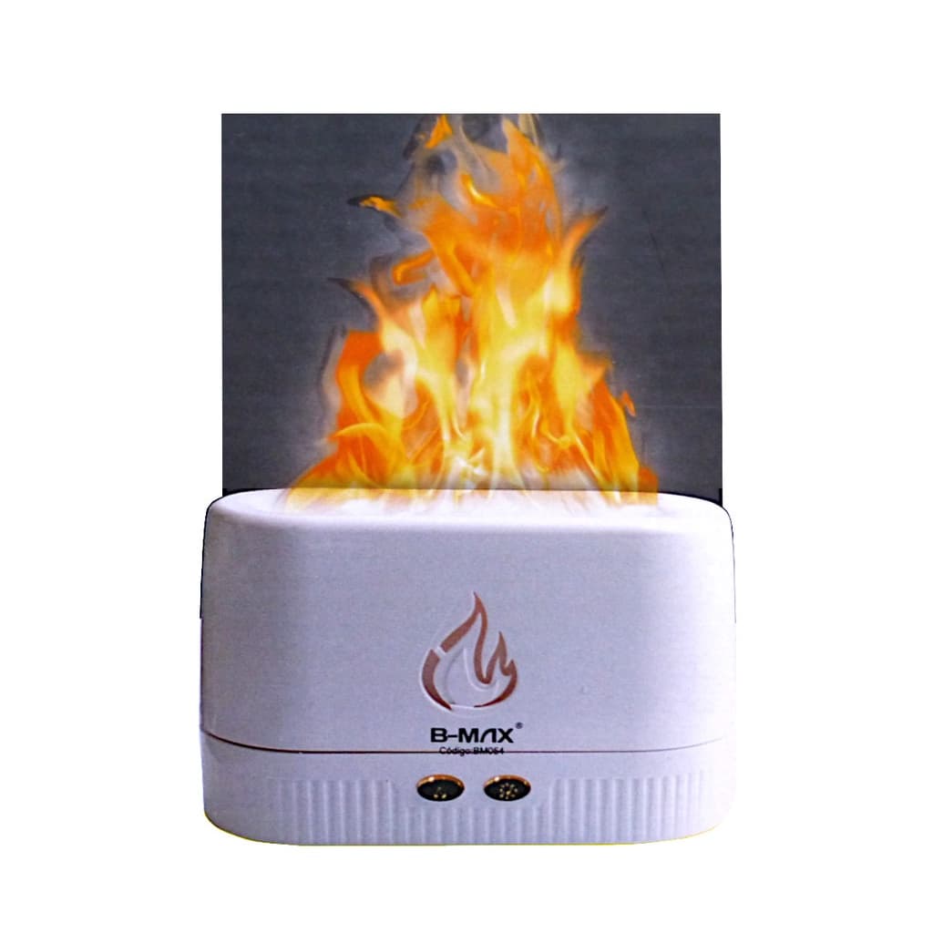 Difusor Oleos Essenciais Ultrassonico Led Lareira 200ml USB a Pronta-Entrega / Preço & Tal