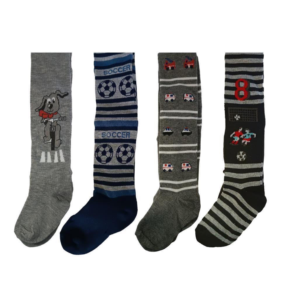 Meia Calça Masculina Infantil Estampada para Inverno CL62274