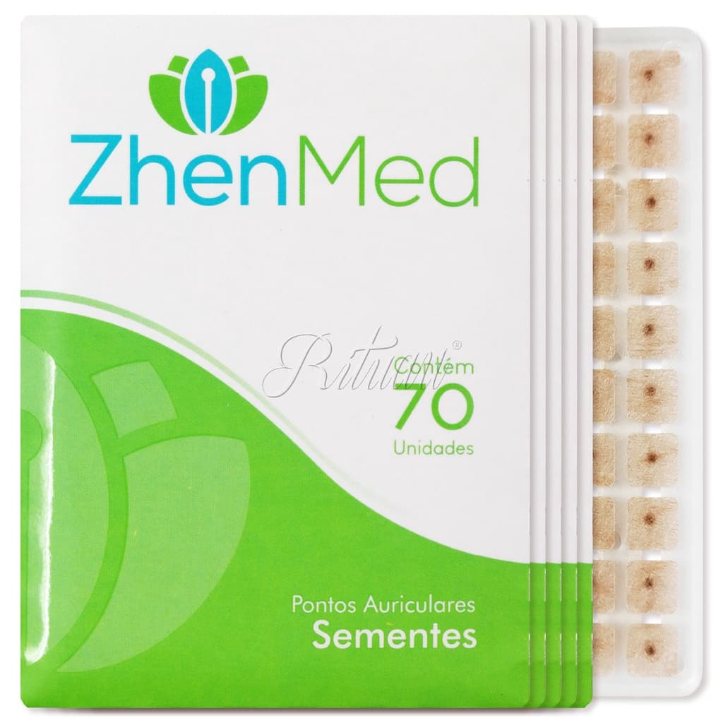 Ponto Auricular Semente Colza 350 Pontos Acupuntura Auriculoterapia ZhenMed