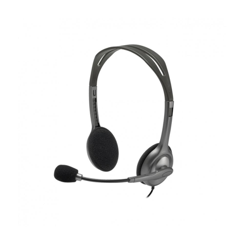 Headset Estéreo Analógico Logitech H111 Cinza