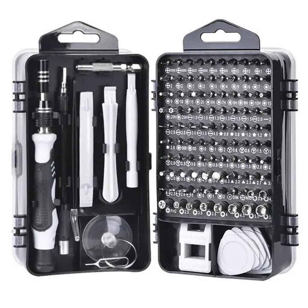 KIT FERRAMENTAS 115 EM 1 MAGNETICA PERFEITA PARA MANUTENCOES E REPAROS