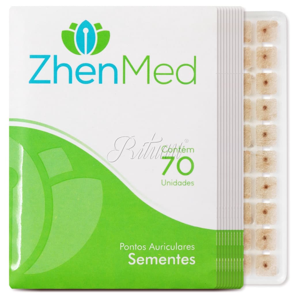 Ponto Auricular Semente Colza 700 Pontos Acupuntura Auriculoterapia ZhenMed