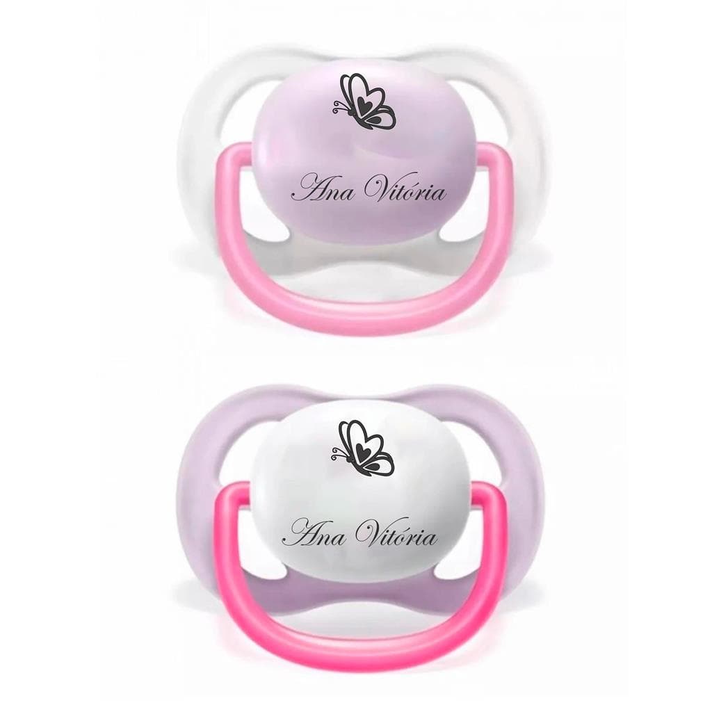 Chupeta Avent Ultra Air C/2 0-6 meses Personalizada a laser.