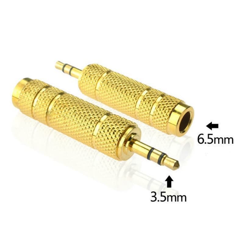 Amplificador De Guitarra Conversor De Fone De Ouvido Conector Plug 6.5mm/6.35mm A 3.5mm Jack Adaptador De Áudio Aux Esté