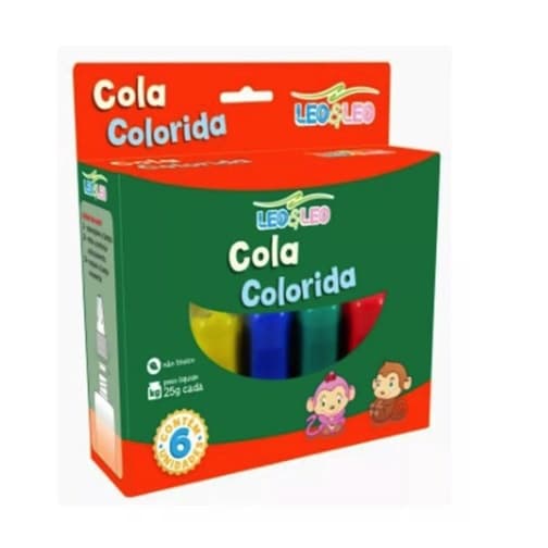 COLA COLORIDA 6 CORES. - LEO&LEO