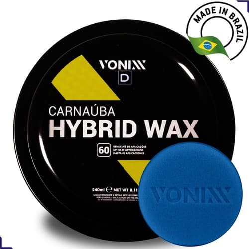 Cera Automotiva Carnaúba Hybrid Wax Vonixx Super Protetora
