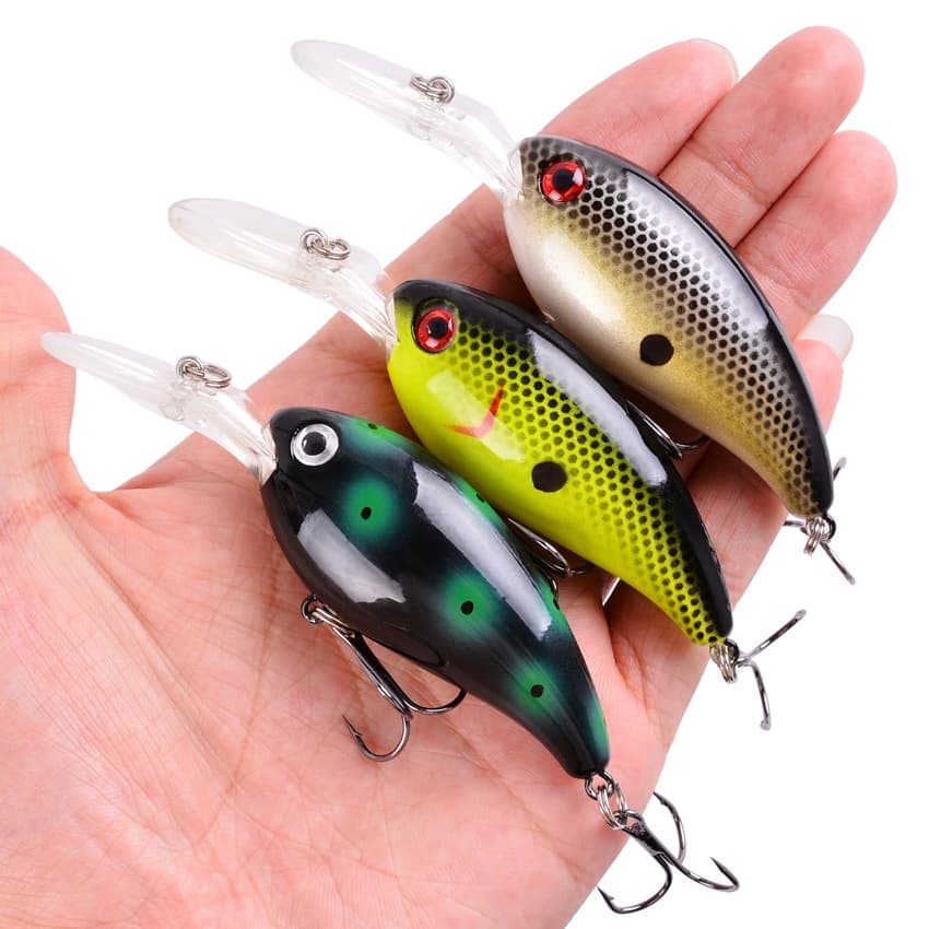 1pcs 10cm 14g Crankbait Isca Artificial Iscas De Pesca De Minhocas Wobblers