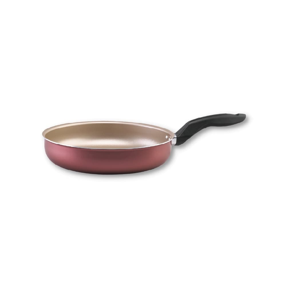 Frigideira 24cm Belissima Cereja com Dourado Alumi-Aço Linha Premium J4TECH Alumínio Antiaderente Teflon Ultra Resistente