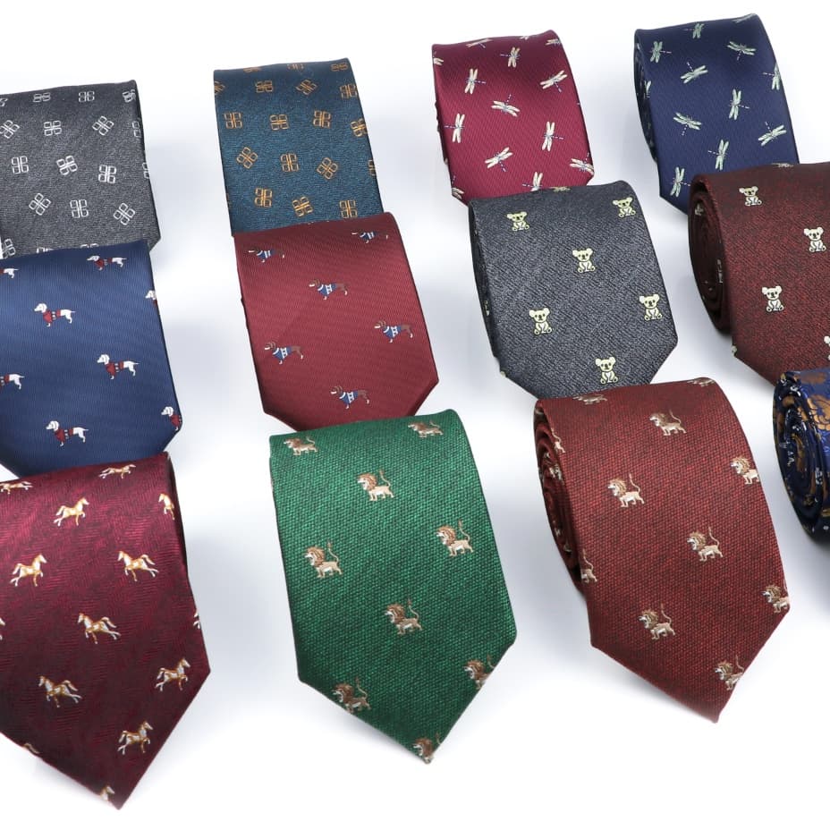 ZONFAZ Gravata de Seda Masculina Clássica, Jacquard Luxo, Acessórios para Casamento e Uso Diário