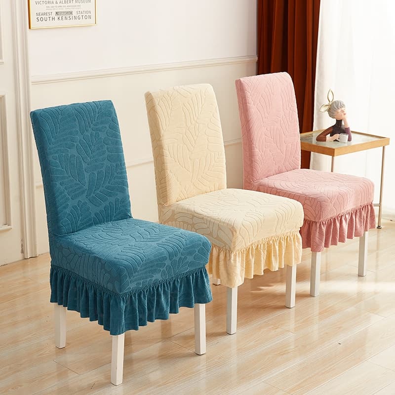 Conjunto de capa de cadeira de mesa Conjunto de capa de capa de almofada de cadeira Um conjunto de capa de cadeira universal espessamento universal Conjunto de capa de banquinho elástico para uso doméstico