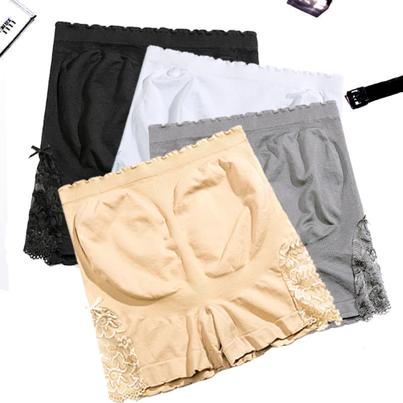 1/3Pcs Calcinhas Calças de segurança de algodão Calças de segurança respiráveis de cintura média para mulheres Boxers