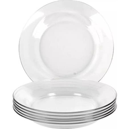 Conjunto Pratos Fundos Duralex Astral Nadir 6 Unidades