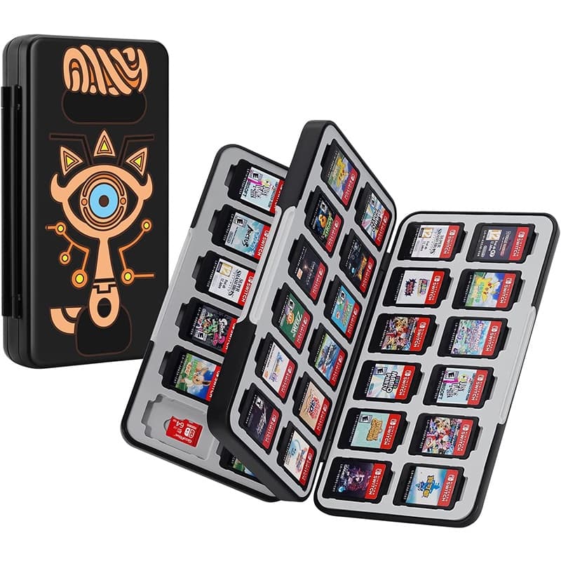 Estojo Para Cartões De Jogo Switch Nintendo/OLED Lite , Game Cards Portable Holder-Zelda