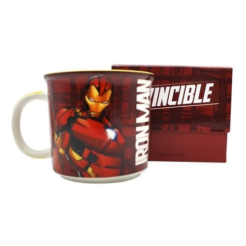 Caneca Iron Man Homem De Ferro 350ml C/ Caixa Marvel