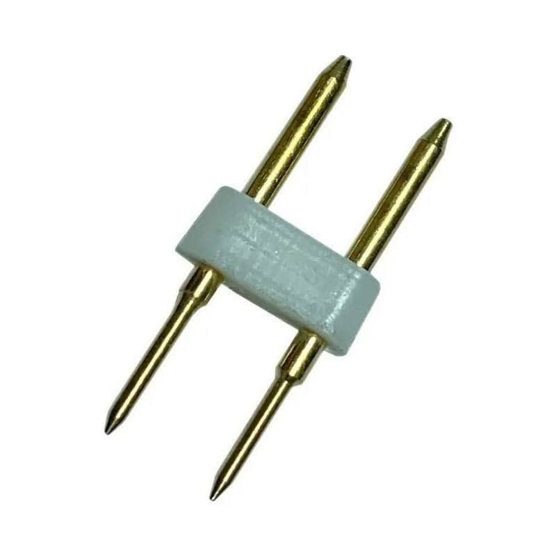 Conector Emenda H Mangueira Fita LED Achatada Neon 2 Pinos