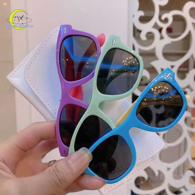 PC Óculos De Sol Para Crianças Da Moda Resistentes Aos Raios UV