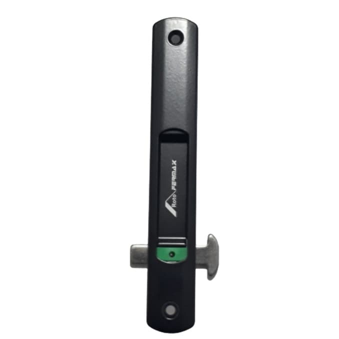 Fecho concha simples de janela ou porta de alumínio preto Fermax FEC16