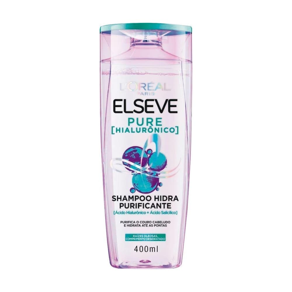 Shampoo Hidra Purificante 400ml Elseve Pure Hialurônico