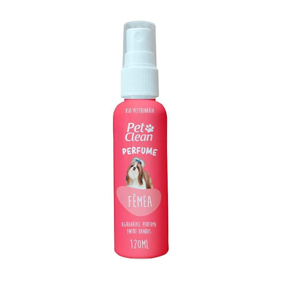 Perfume Fêmea Pet Clean 120 mL para Cães e Gatos