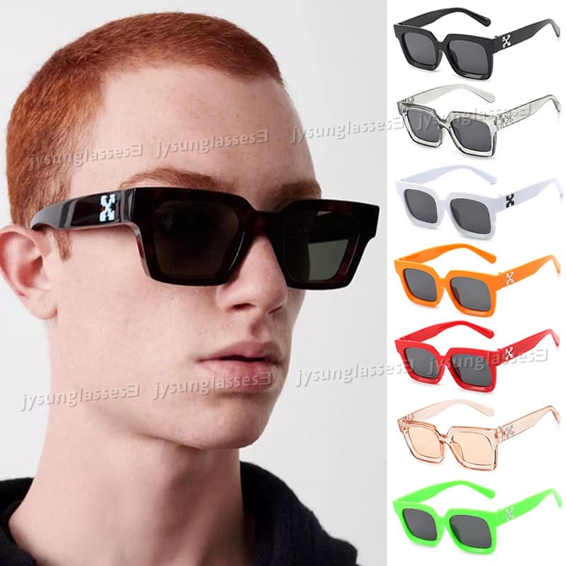 Nova Moldura Preta Óculos De Sol Quadrados Europeus E Americanos Tide Brand Street Shot Women And Men Stars Hip Hop