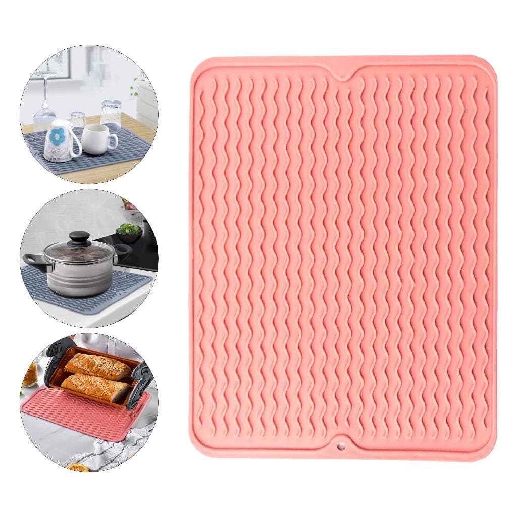 Tapete Protetor De Pia Cozinha Panela Emborrachado 40 cm x 30 cm Linha Premium