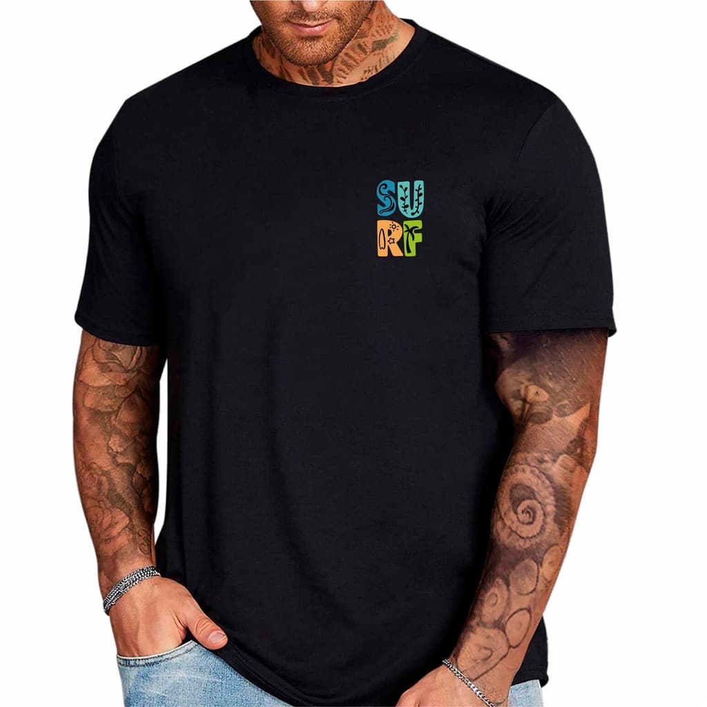 Camiseta Masculina Surf Lifestyle 100% premium  Algodão 30.1 Penteado