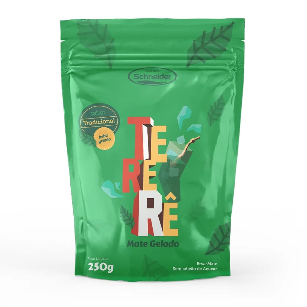 Kit Com 10 Erva Mate Tererê Sabor Tradicional 250g Cada