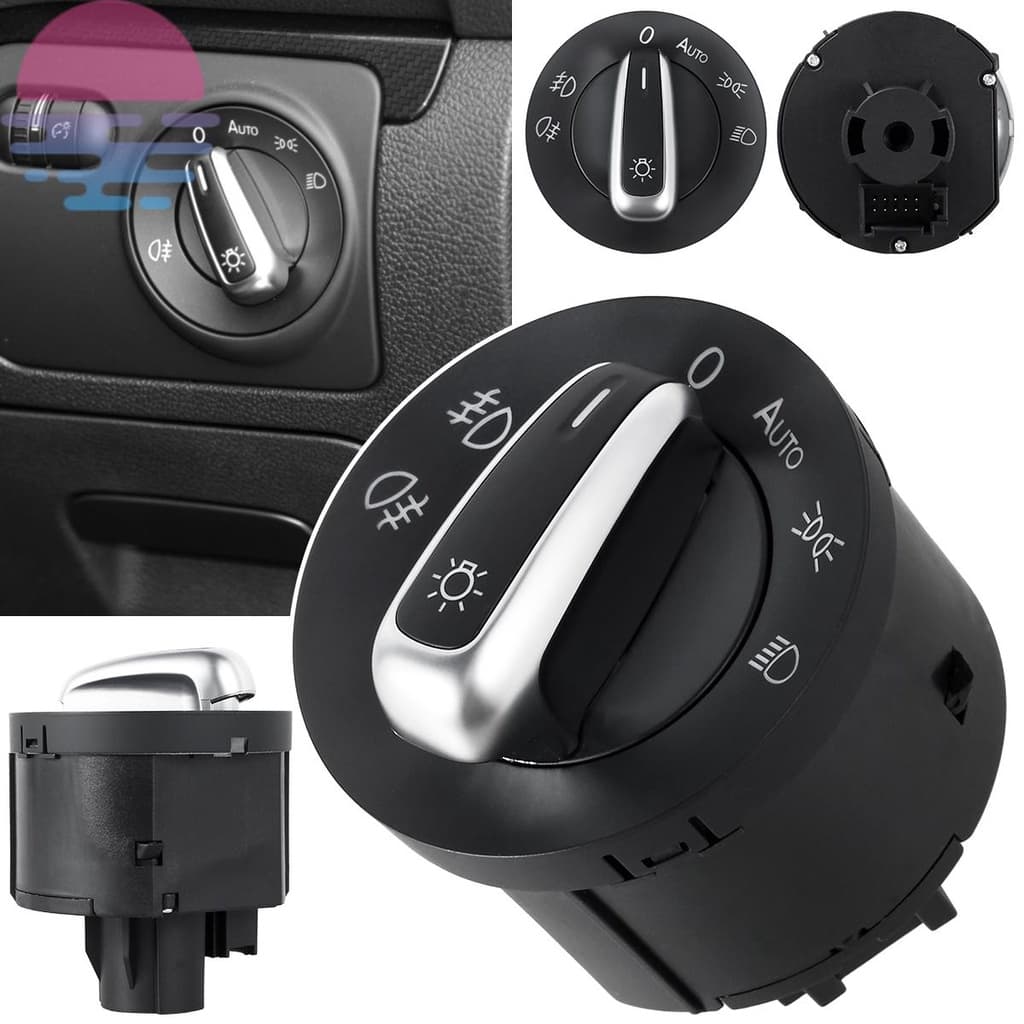 Interruptor De Farol Compatível Com VW Golf/Jetta MK5 MK6 Reusável Para Dimmer Automóvel SHOPSKC3325