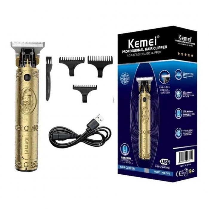 Barbeador Cabelo Elétrico Kemei Km-700 / Preço & Tal