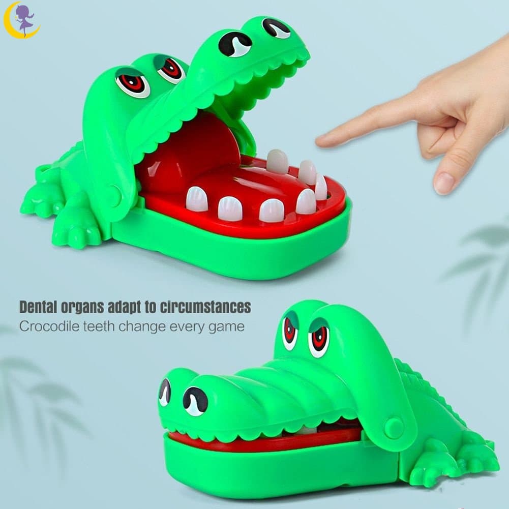 Brinquedo De Crocodilo Boca Clássica Dentista Mordida Dedo Jogo De Família Brinquedos De Infantil , Prático Novidade Mor