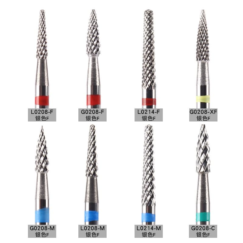 Broca de unhas Cabeça De Polimento De Manicure Estilo Russo Pré-Tratamento Esfoliante De Aço Tungstênio