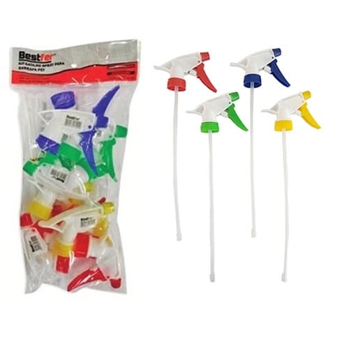 10 Gatilhos Pulverizador Borrifador Manual Garrafa Pet