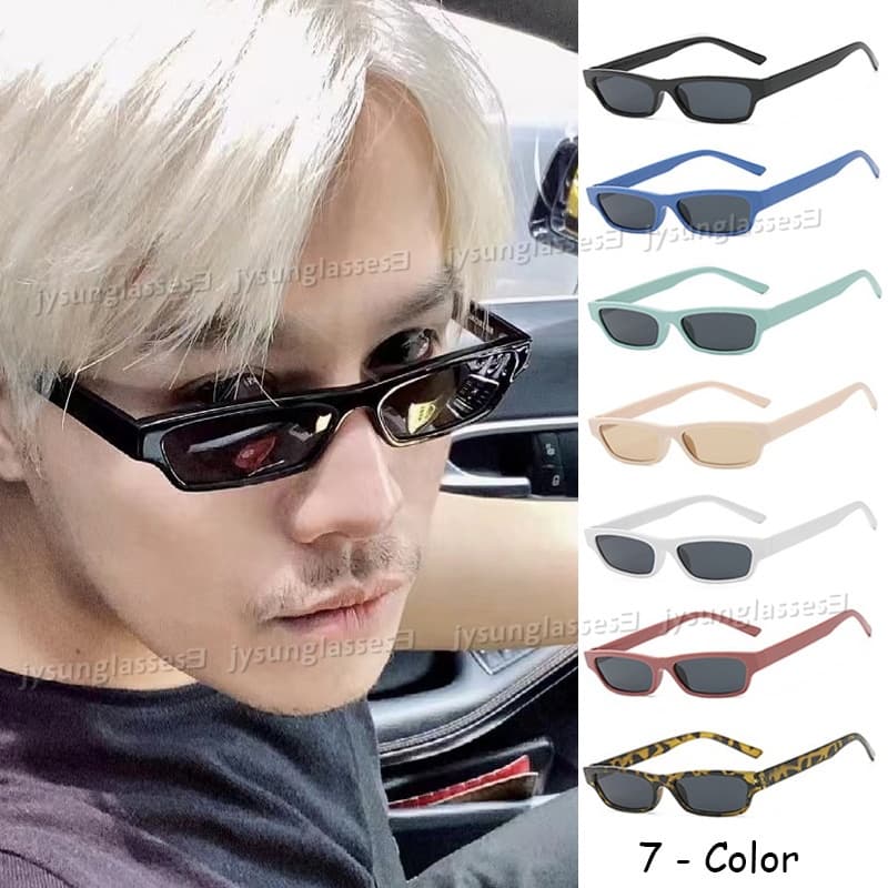 Pequeno Rectângulo Óculos De Sol Retângulo Mulher Novo Retro Quadrado Trendy Vintage ShadeEyewear UV400
