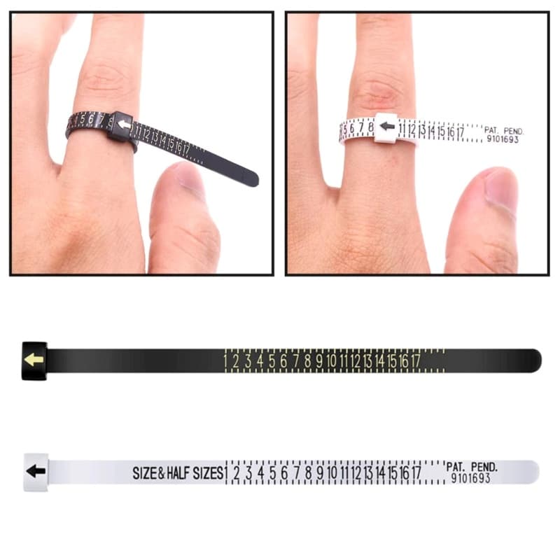 XI Conjunto De Medição Portátil , Medidor De Tamanho De Dedo Reutilizável , Ferramenta , Ferramentas De Dimensionamento