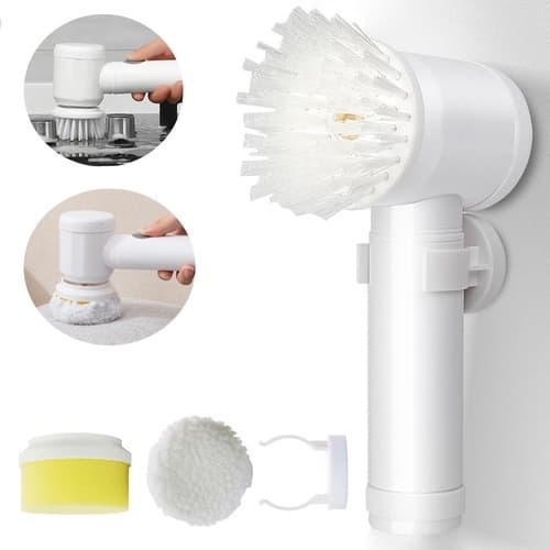 Escova De Limpeza Elétrica Multifuncional 5 Em 1 Promocao / Preço & Tal