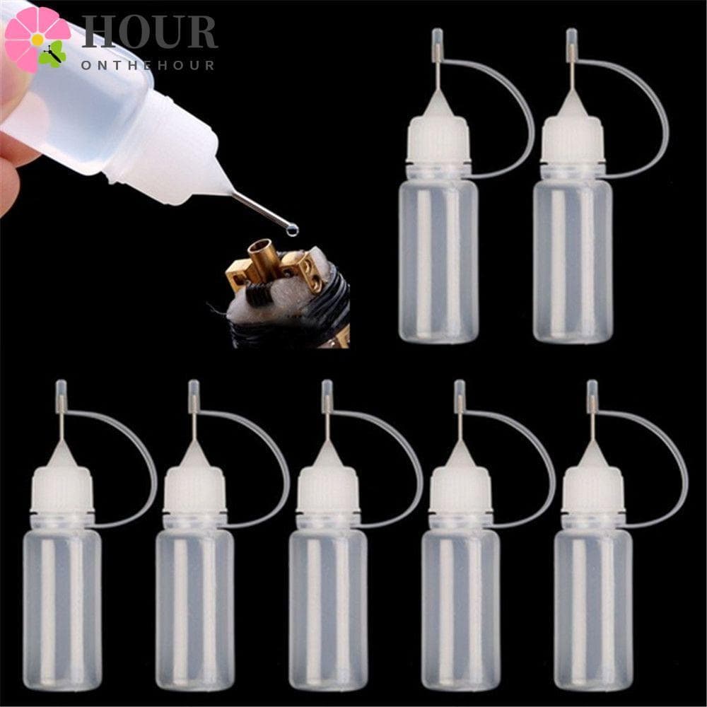 HOUR 5pçs Frasco Aplicador De Cola De Plástico Para Artesanato Reuse/Multicolorido