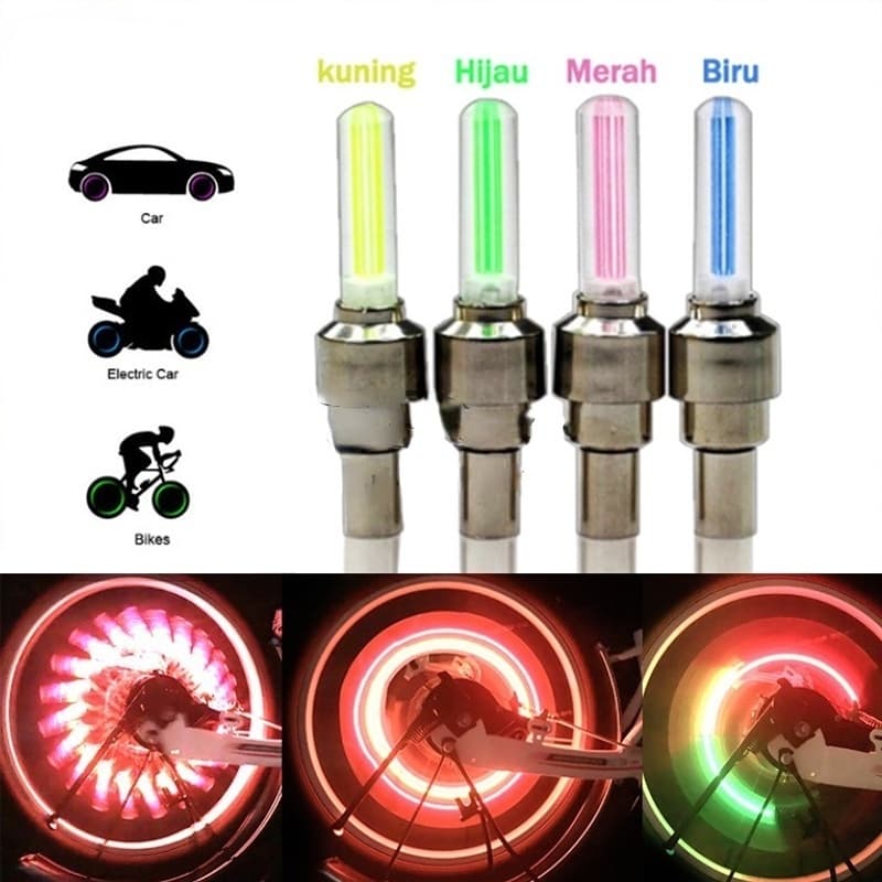 1 Pçs Nexus Pneu De Carro LED Luz Flash Roda Válvula Tampa Luzes Lâmpadas Do Para Bicicleta Motocicleta