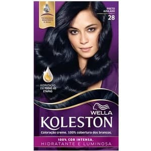 Coloração Permanente 28 Preto Azulado Koleston 55g