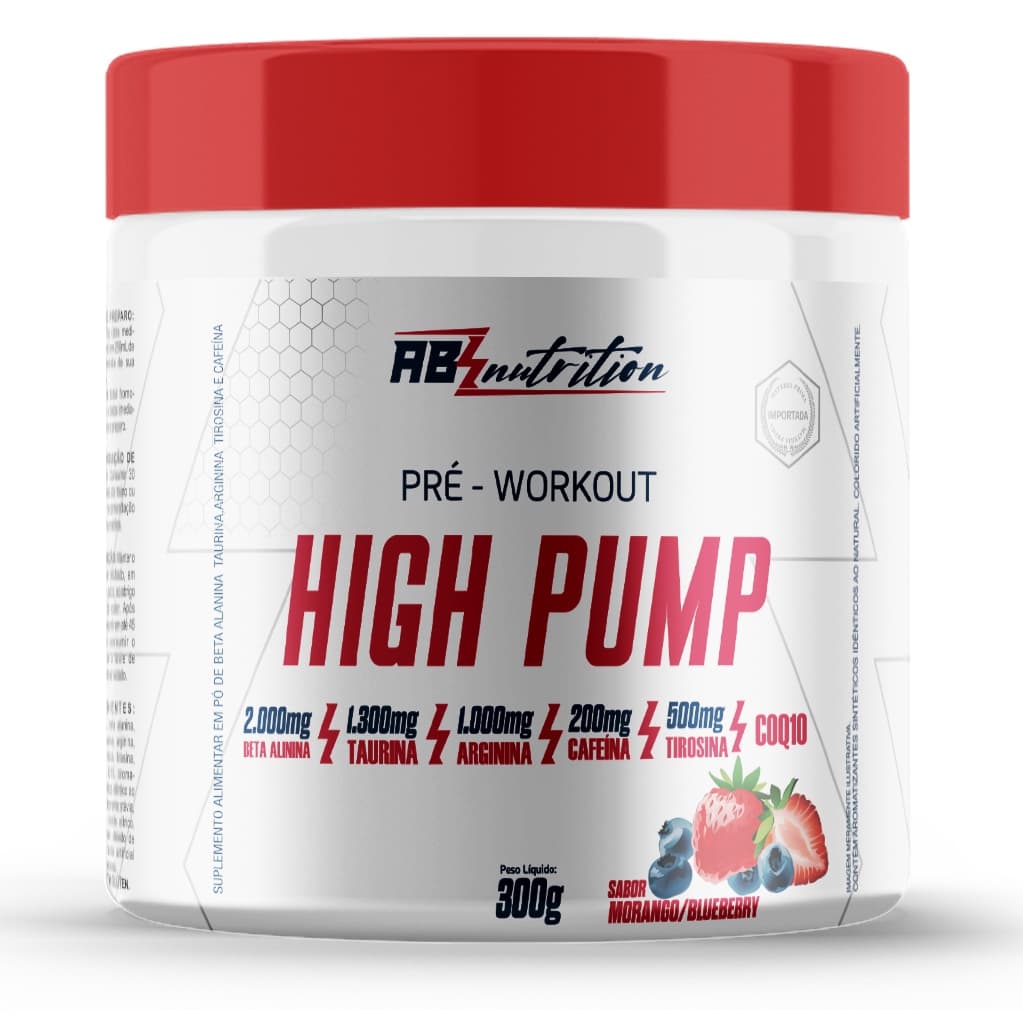 Pré Treino High Pump 300gr - Abs Nutrition - Pre Workout
