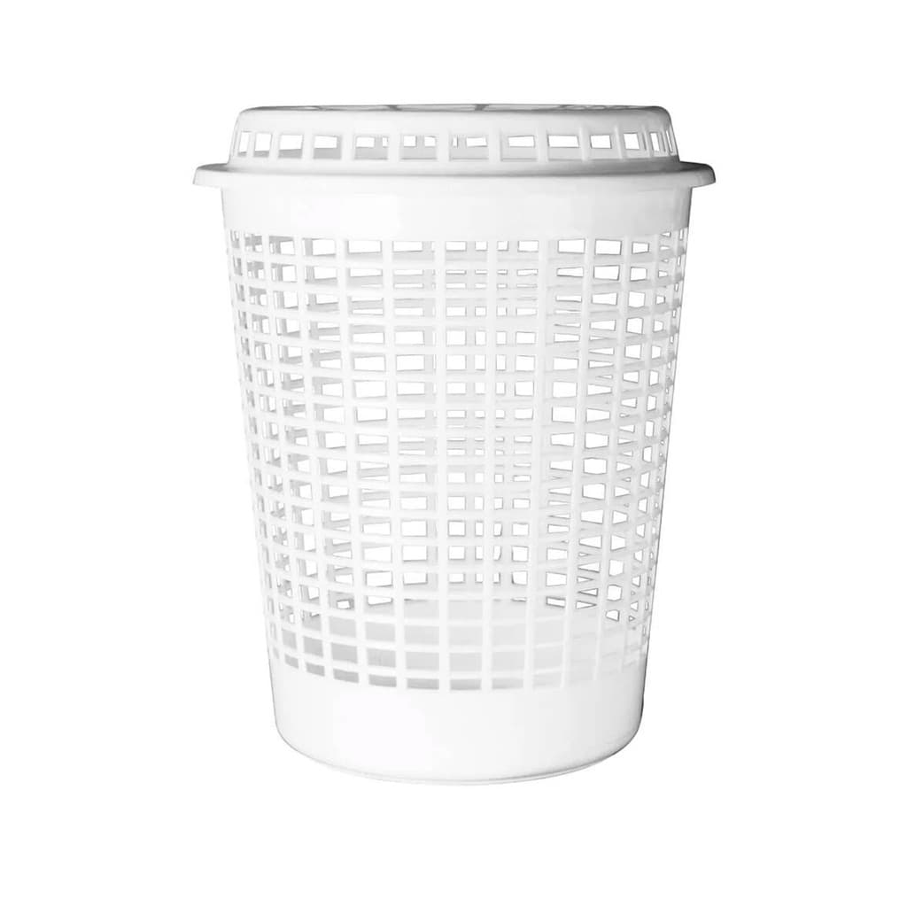 Cesto de Roupas Telado Jaguar 60L Branco